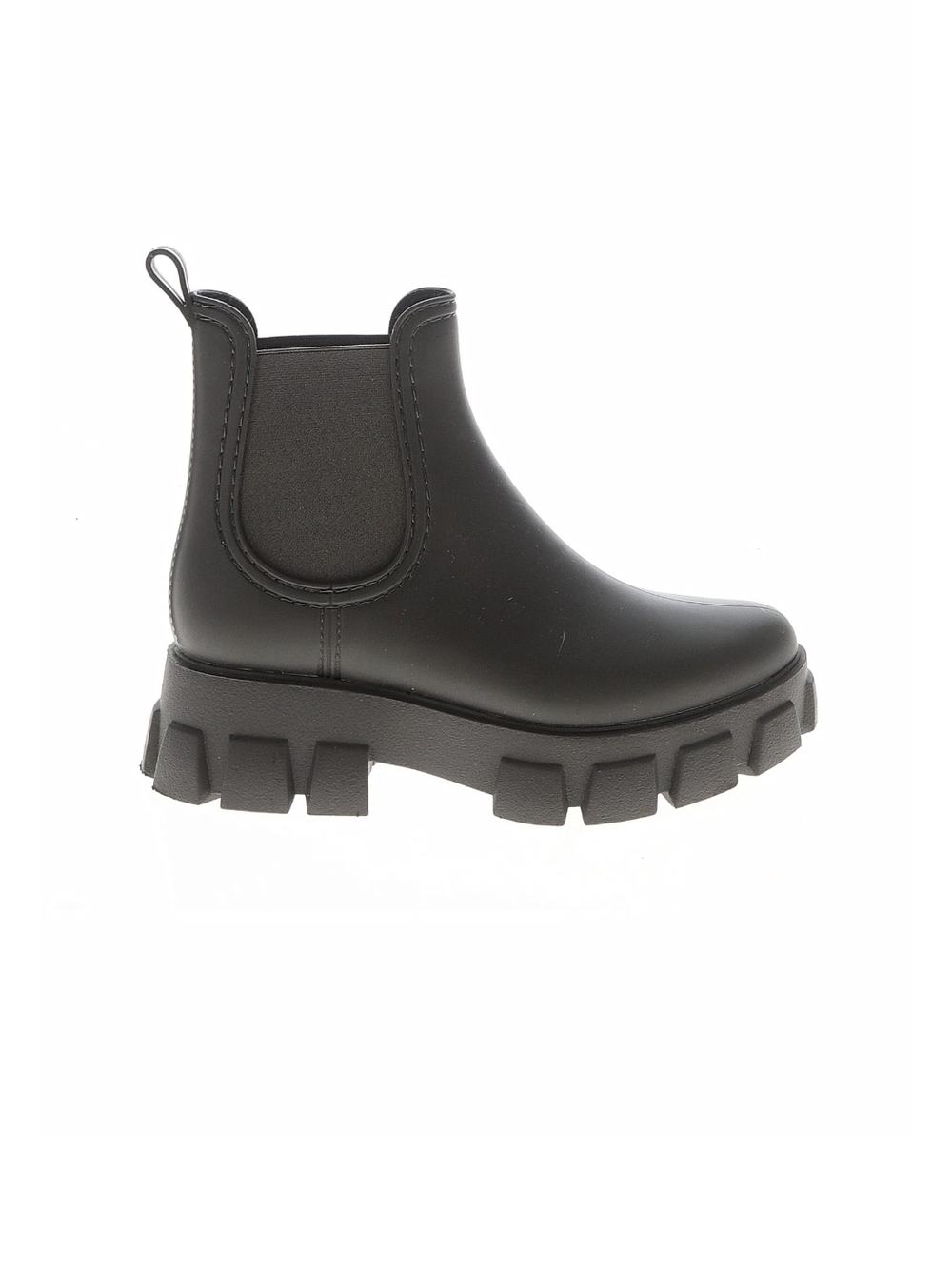 Jeffrey Campbell Black Chelsea Chunky Lug Boots